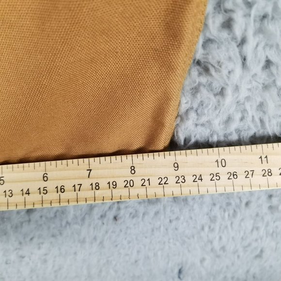 Carhartt Pants Mens 38x32 Brown High Rise Lightweight Canvas Dungaree Fit NWT - Picture 8 of 16